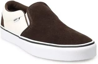 Vans Asher Men's Slip-On Sneakers, Size: 10.5, Med Brown