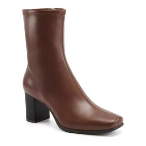 Aerosoles Miley Women's High Heel Ankle Boots, Size: 9.5, Brown