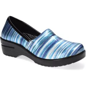 Easy Street Easy Works by Easy Street Laurie Women's Work Clogs, Size: 8.5 Wide, Brt Blue