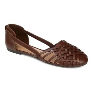 Journee Collection Ekko Women's Flats, Size: 6.5, Brown