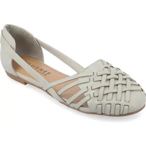 Journee Collection Ekko Women's Flats, Size: 6.5, Grey