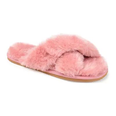 Journee Collection Winkk Women's Slippers, Size: 10, Med Pink