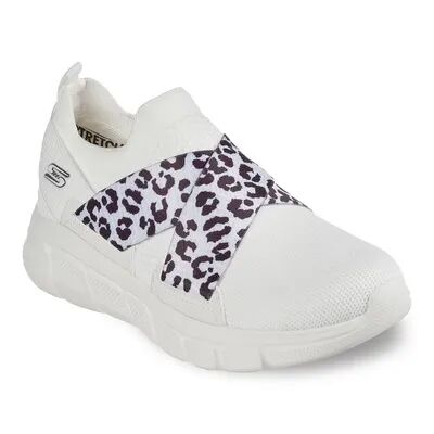 Skechers BOBS by Skechers B Flex Kitty Kickstart Women's Slip-On Shoes, Size: 6 Wide, White