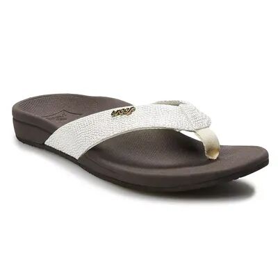 REEF Ortho-Spring Women's Flip Flop Sandals, Size: 7, Med Brown