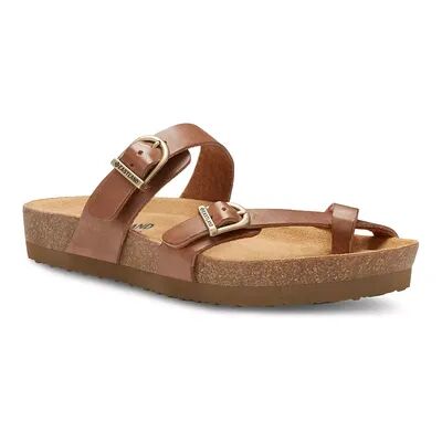 Eastland Tiogo Women's Toe Ring Slide Sandals, Size: 6, Natural