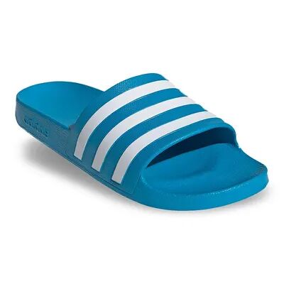 adidas Adilette Aqua Women's Slide Sandals, Size: M10W11, Turquoise/Blue