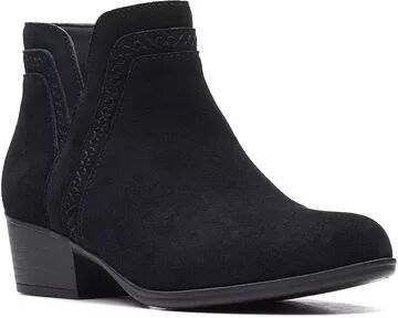 Clarks Adreena Ease Women's Suede Ankle Boots, Size: 9, Black