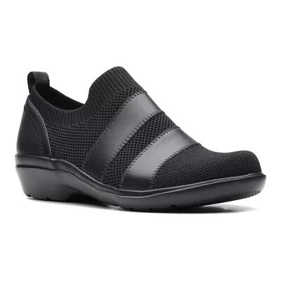 Clarks Sashlyn Edge Women's Slip-On Shoes, Size: 11, Black