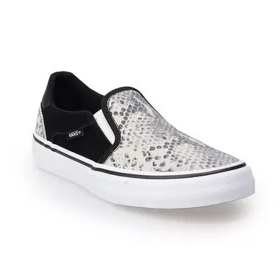 Vans Asher DX Women's Slip-On Shoes, Size: Medium (8), Dark Grey
