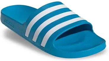 adidas Adilette Aqua Women's Slide Sandals, Size: M7W8, Turquoise/Blue