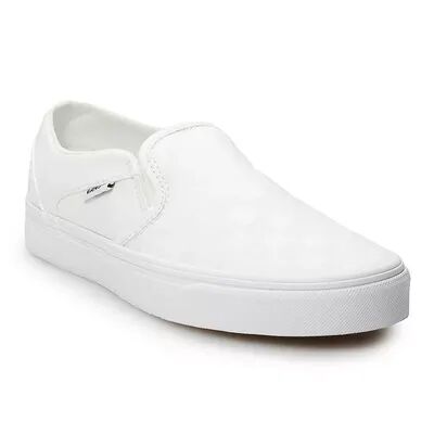 Vans Asher Women's Skate Shoes, Size: 11, White