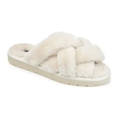 Journee Collection Quiet Women's Slippers, Size: 9, Lt Beige