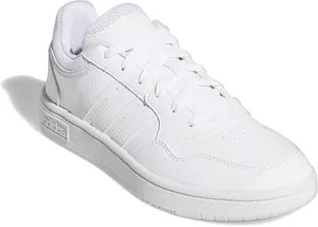 adidas Hoops 3.0 Women's Low-Top Lifestyle Basketball Shoes, Size: 6, White