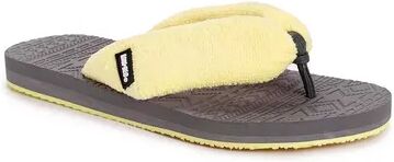 LUKEES by MUK LUKS Women's Sand Lot Thong Flip-Flop Sandals, Size: 11, Yellow