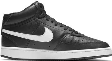 Nike Court Vision Mid-Top Women's Shoes, Size: 6, Black