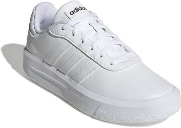 adidas Court Platform Women's Lifestyle Skateboarding Shoes, Size: 11, White