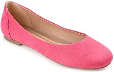 Journee Collection Kavn Women's Comfort Sole Ballet Flats, Size: 11 Wide, Brt Pink