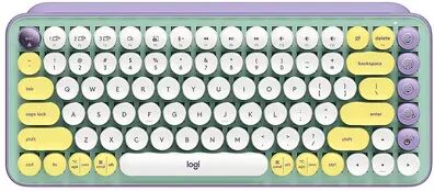 Logitech POP Keys Emoji Wireless Keyboard - Daydream, Multicolor