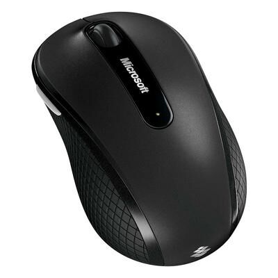 Microsoft 4000 Wireless Mobile Mouse, Black