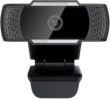 ADESSO CyberTrack H5 1080P HD Auto Focus Webcam with Built-in Dual Microphone, Black