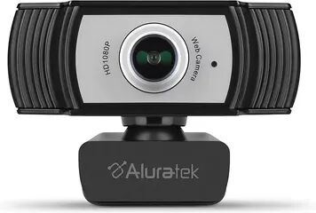 Aluratek HD 1080p Webcam, Black