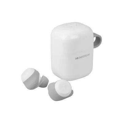 Unbranded Soundstream True Wireless Bluetooth 5.0 Earbuds with Qi Charging, White