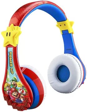 eKids Super Mario Bluetooth Wireless Headphone, Red