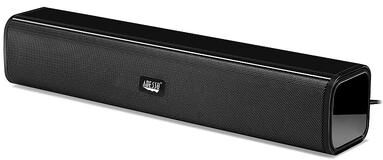 Adesso Xtream S5 USB-Powered Desktop Computer Sound Bar, Black