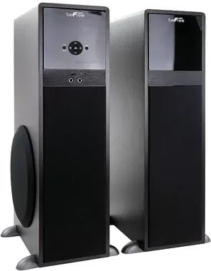 beFree Sound 2.1 Channel Bluetooth Tower Speakers, Black