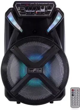 Befree Sound 12-Inch Bluetooth Portable Rechargeable Party Speaker, Black