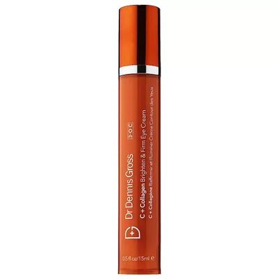 Dr. Dennis Gross Skincare Vitamin C+ Collagen Brighten & Firm Eye Cream, Size: 0.5 FL Oz, Multicolor