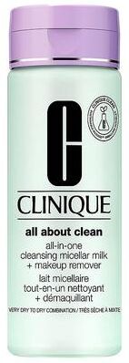 Clinique All About Clean All-in-One Cleansing Micellar Milk + Makeup Remover, Size: 6.7 FL Oz, Multicolor