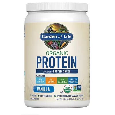 Garden of Life Organic Protein Powder - Vanilla, Multicolor, 18 Oz