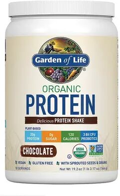 Garden of Life Organic Protein Powder - Chocolate, Multicolor, 19.2 Oz