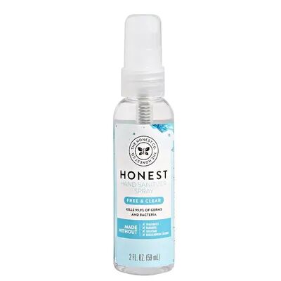 The Honest Company Hand Sanitizer Spray - Free + Clear, Multicolor