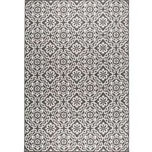 Nicole Miller NY Nicole Miller Kenmare Patio Country Danica Area Rug, Brown Over, 4X5 Ft