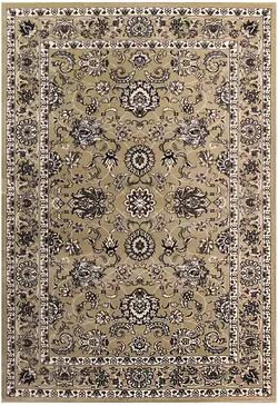 Art Carpet Abel Border Rug, Beig/Green, 2X4 Ft