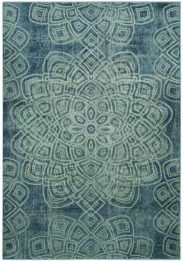 Safavieh Constellation Vintage Nova Geometric Rug, Light Blue, 2X3 Ft