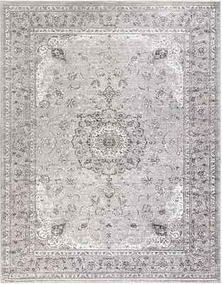 Decor 140 Dulce Border Rug, Grey, 6.5X9 Ft