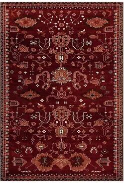 Art Carpet Abel Oasis Rug, Red, 7X9 Ft