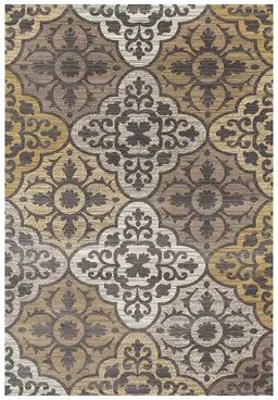 Art Carpet Abel Tilework Rug, Yellow, 4X6 Ft