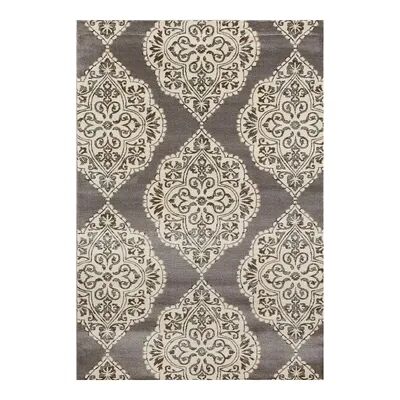 Art Carpet Abel Medallion Rug, Grey, 2X8 Ft