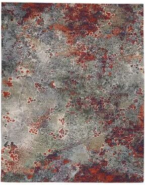 Nourison Artworks Jazz Wool Blend Rug, Lt Green, 8X10 Ft