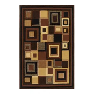 Home Dynamix Catalina Virginia Area Rug, Black, 8X10 Ft