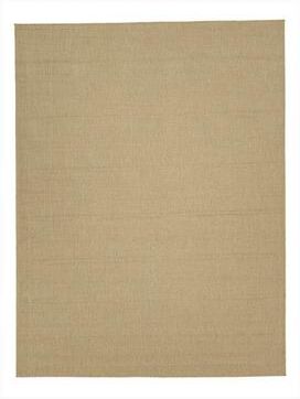 Ottomanson Jardin Indoor/Outdoor Trellis Area Rug, Lt Beige, 5X7 Ft