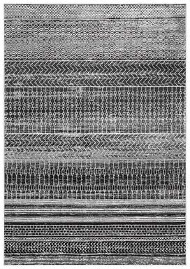 nuLOOM Nova Stripes Rug, Grey, 3X12 Ft