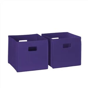 RiverRidge Kids Storage Bin 2-piece Set, Drk Purple, Furniture