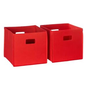 RiverRidge Kids Storage Bin 2-piece Set, Red, Furniture