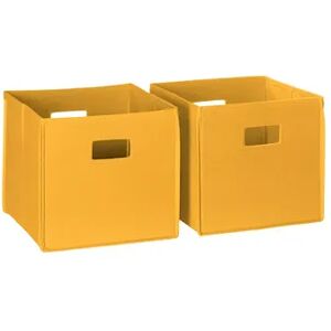 RiverRidge Kids Storage Bin 2-piece Set, Yellow, Furniture