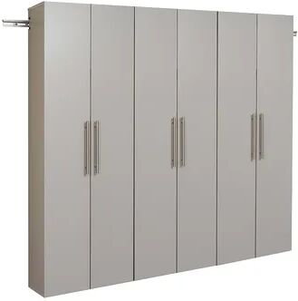 Prepac HangUps C 72-in. Storage Cabinet 3-piece Set, Grey